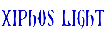 Xiphos Light font